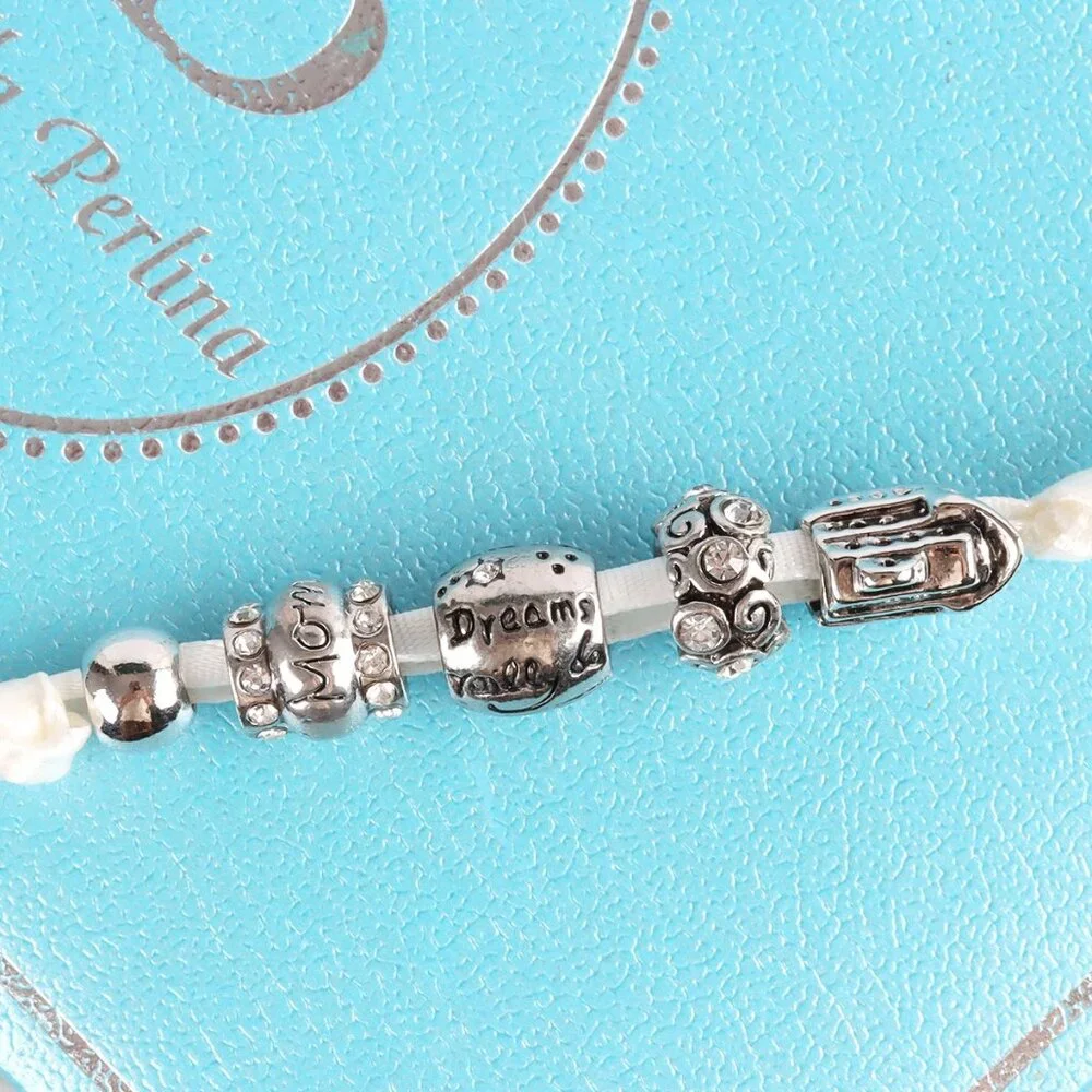 Bella Perlina Charm Bundle Set of 5 - Dream Charm, Mom Charm, Ship Charm & More - Picture 1 of 7